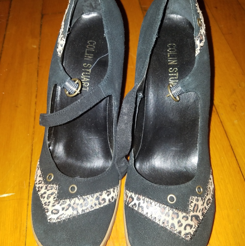 Leopard print heels